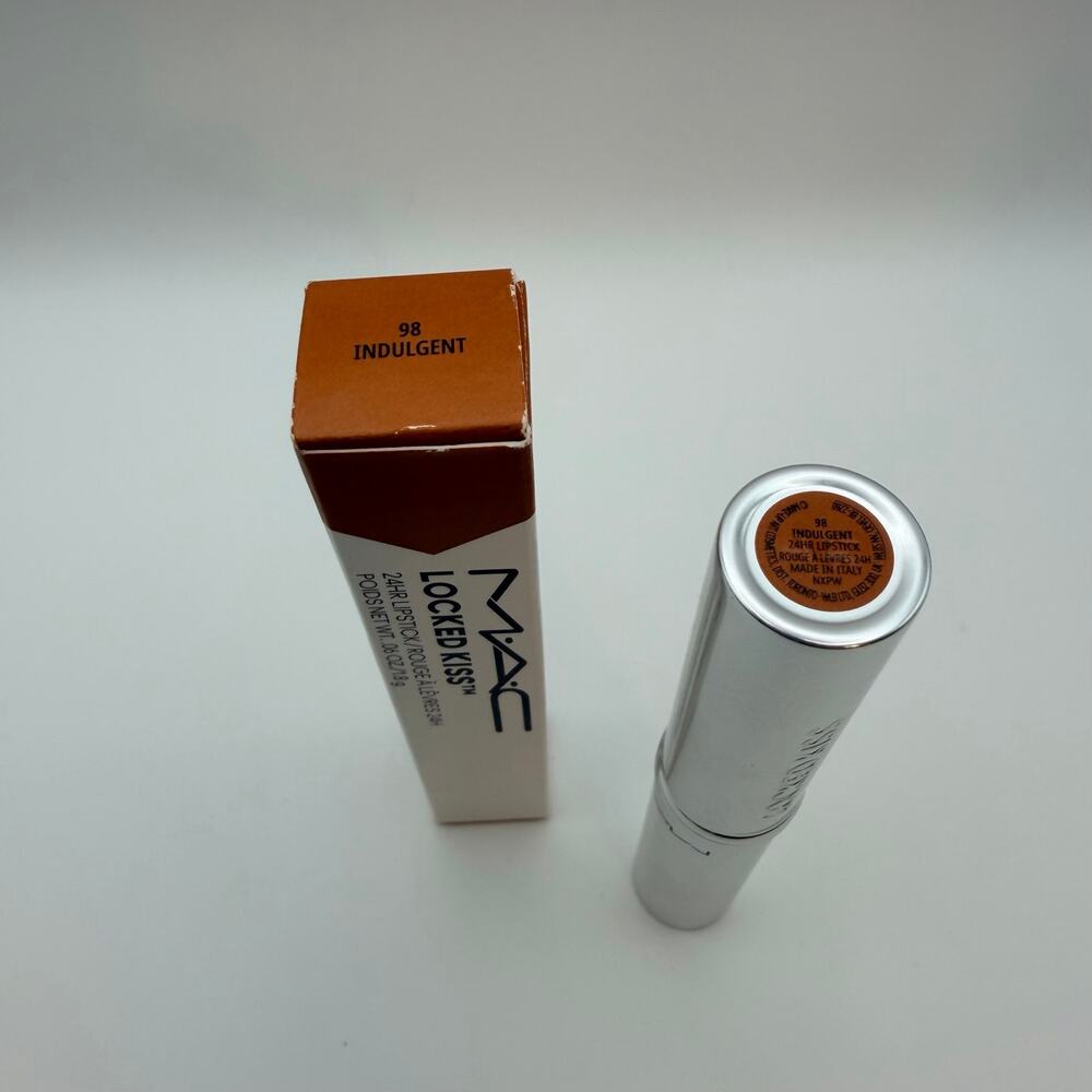 MAC Locked Kiss 24HR Lipstick Indulgent Full Size - Picture 6 of 6